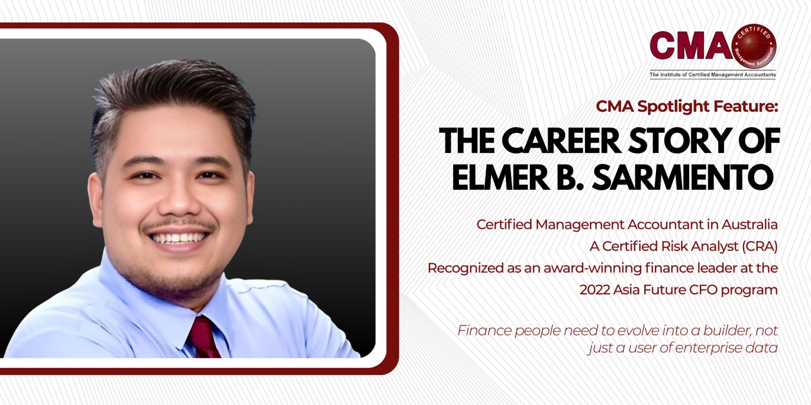 The Career Story of Elmer B. Sarmiento