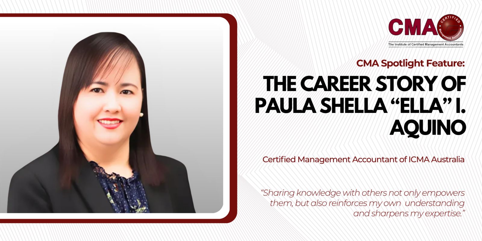 The Career Story of Paula Shella Aquino